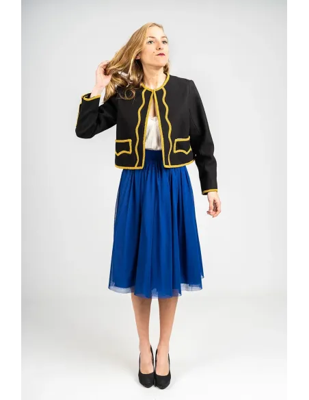 Amarenak chaqueta bolero arratiarra vasca para bodas de invierno