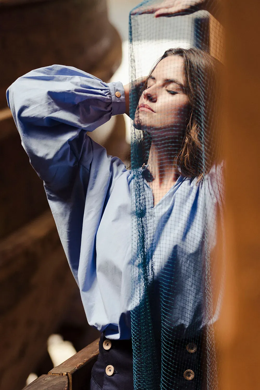 Camisa oversize algodón orgánico GOTS | Amarenak