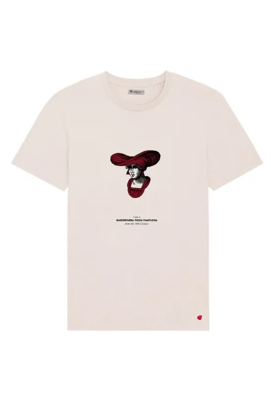 Pamplona-woman-hombre-ccamiseta-burukoak-amarenak-moda-sostenible-algodon-organico-moda-vasca