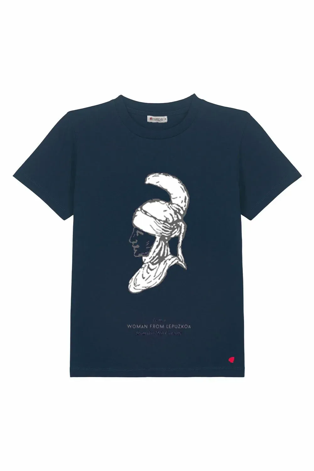 Camiseta mujer vasca de Gipuzkoa de algodón orgánico | Amarenak