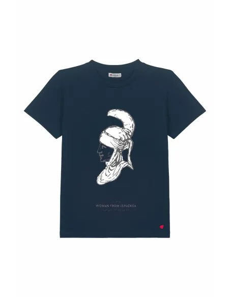 Camiseta mujer vasca de Gipuzkoa de algodón orgánico | Amarenak