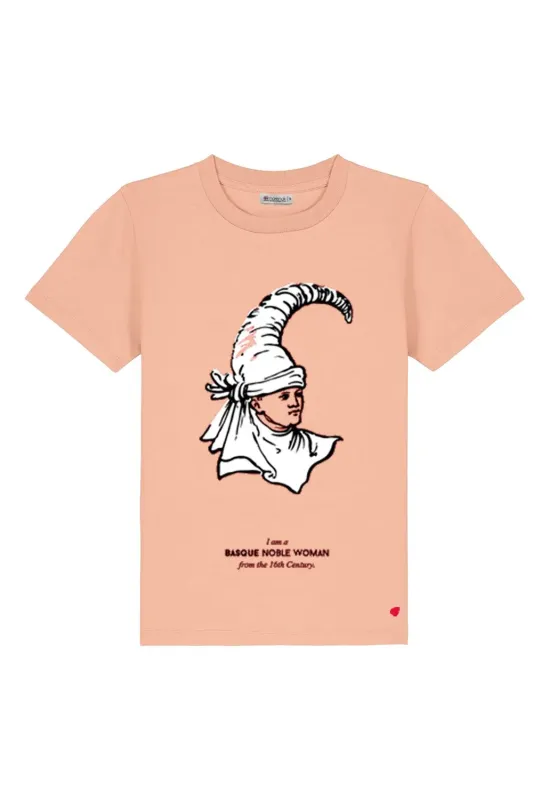 Basque-noble-camiseta-infantil-entera-burukoak-amarenak-moda-sostenible