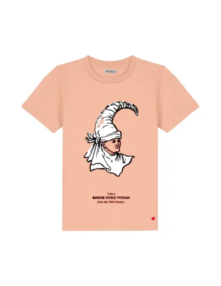 Basque-noble-camiseta-infantil-entera-burukoak-amarenak-moda-sostenible