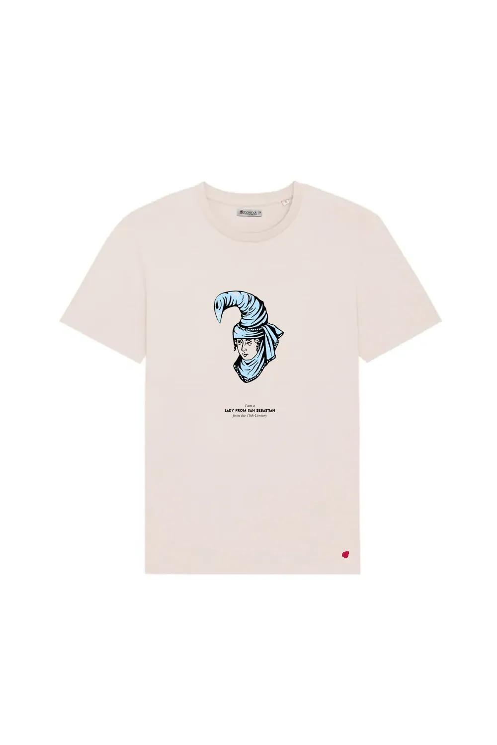 lady-san-sebastian-hombre-camiseta-burukoak-amarenak-moda-sostenible-algodon-organico-moda-vasca