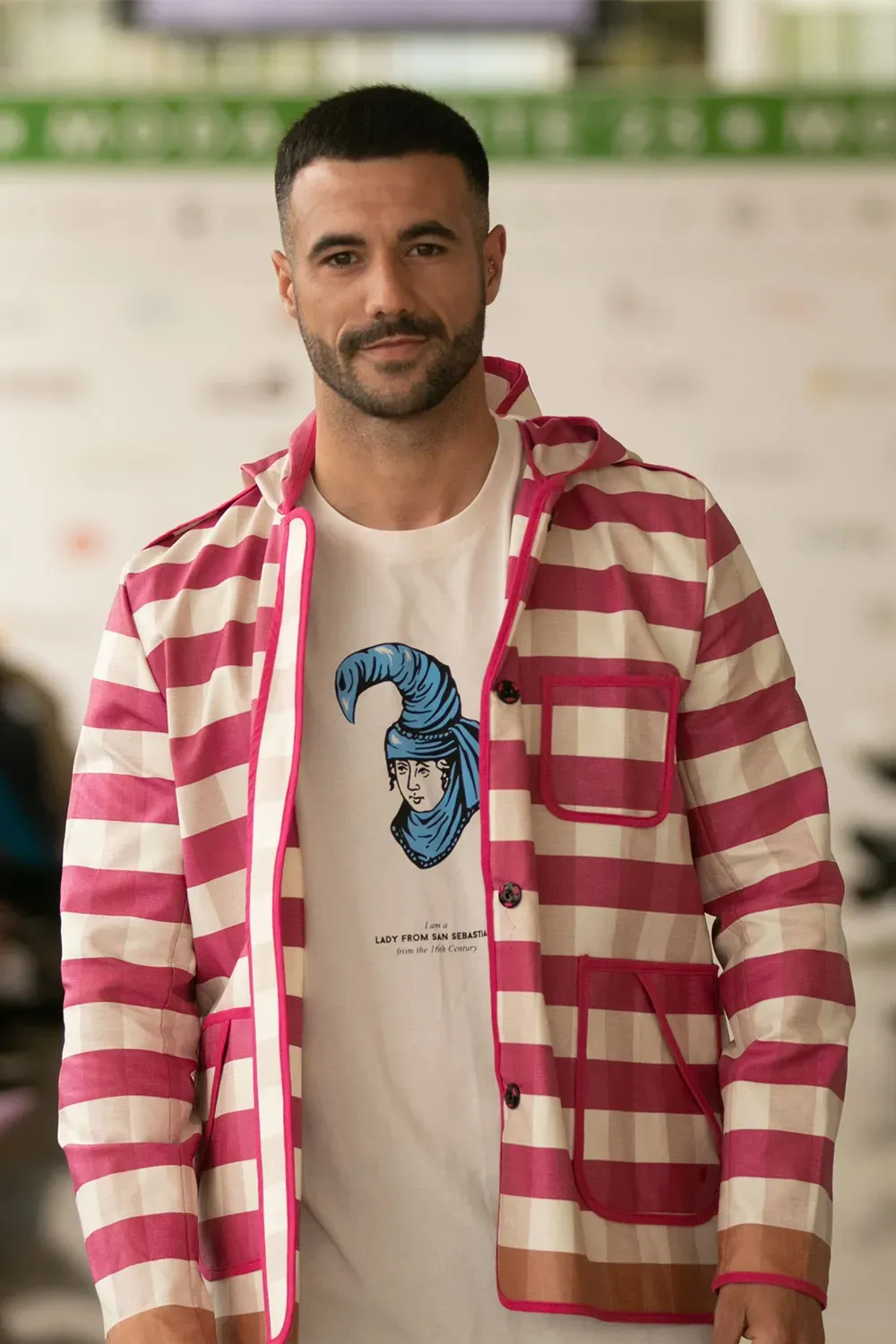 Camiseta mujer vasca de San Sebastian de algodón orgánico | Amarenak