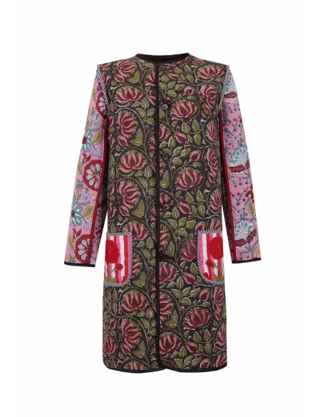 Chaqueta vasca de invierno kaiku de lana y algodón| Amarenak