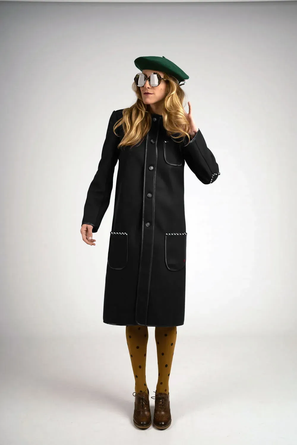 Chaqueta vasca de invierno kaiku de lana y algodón| Amarenak