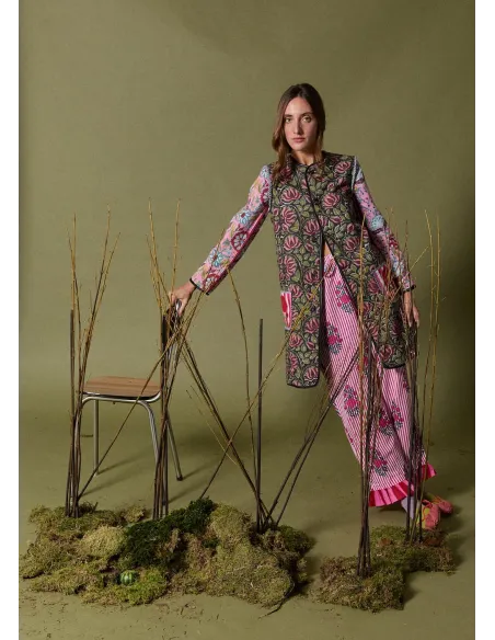 Chaqueta vasca de invierno kaiku de lana y algodón| Amarenak