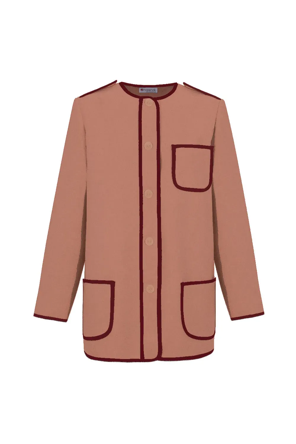 Chaqueta vasca de invierno kaiku de lana | Amarenak