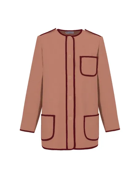 Chaqueta vasca de invierno kaiku de lana | Amarenak