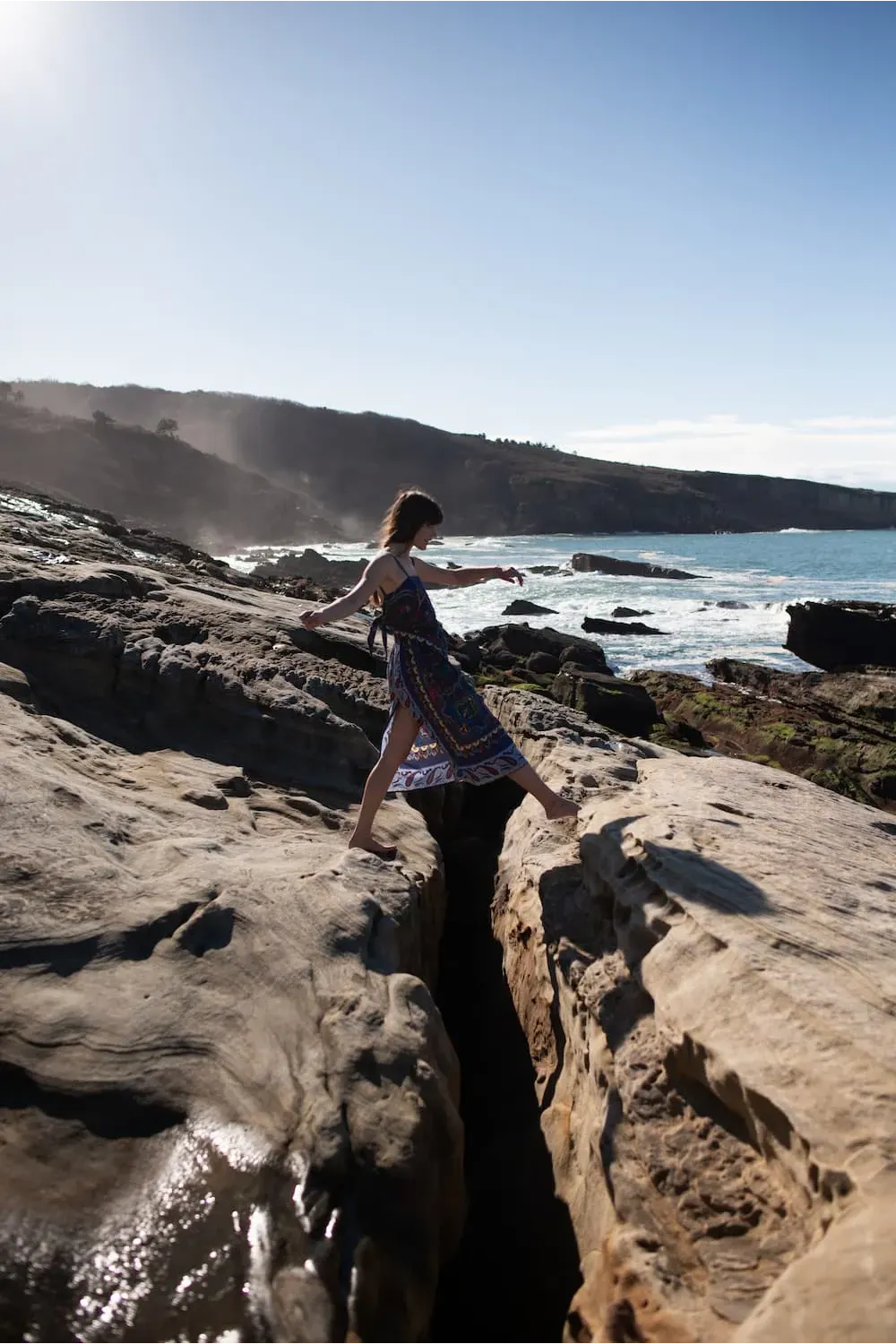 Falda larga de estampado paisley 100% algodón | Amarenak