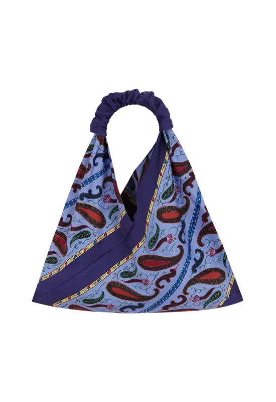 Bolso de hombro 100% algodón estampado paisley | Amarenak