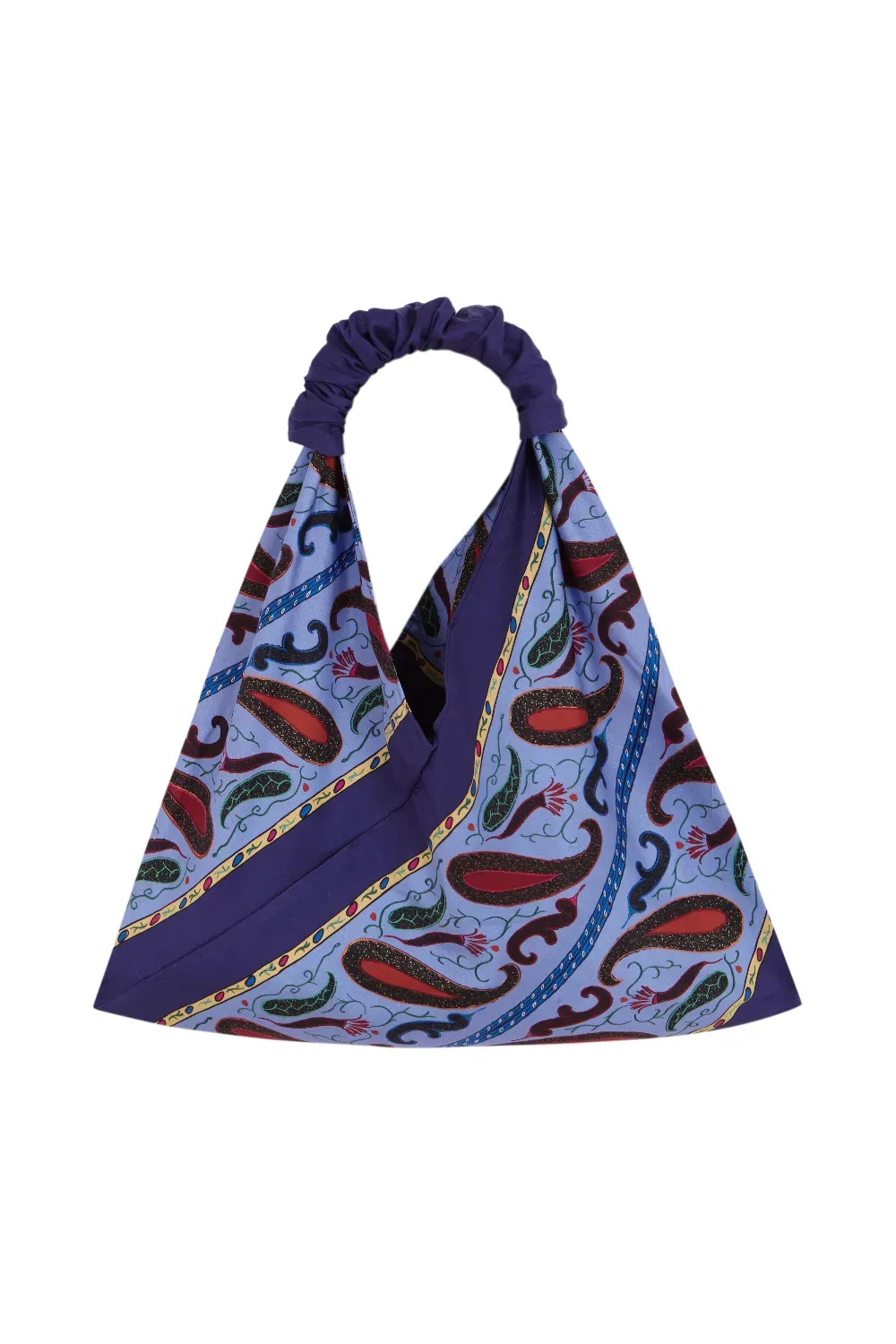 Bolso de hombro 100% algodón estampado paisley | Amarenak