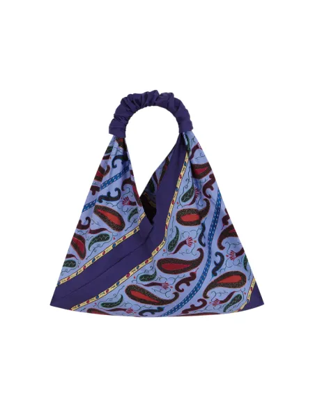 Bolso de hombro 100% algodón estampado paisley | Amarenak