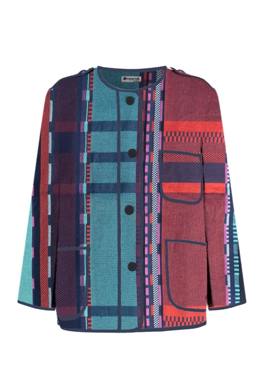 Chaqueta Kaiku CECILE con estampado, diseño vasco exclusivo hecho en algodón en Euskadi. 2