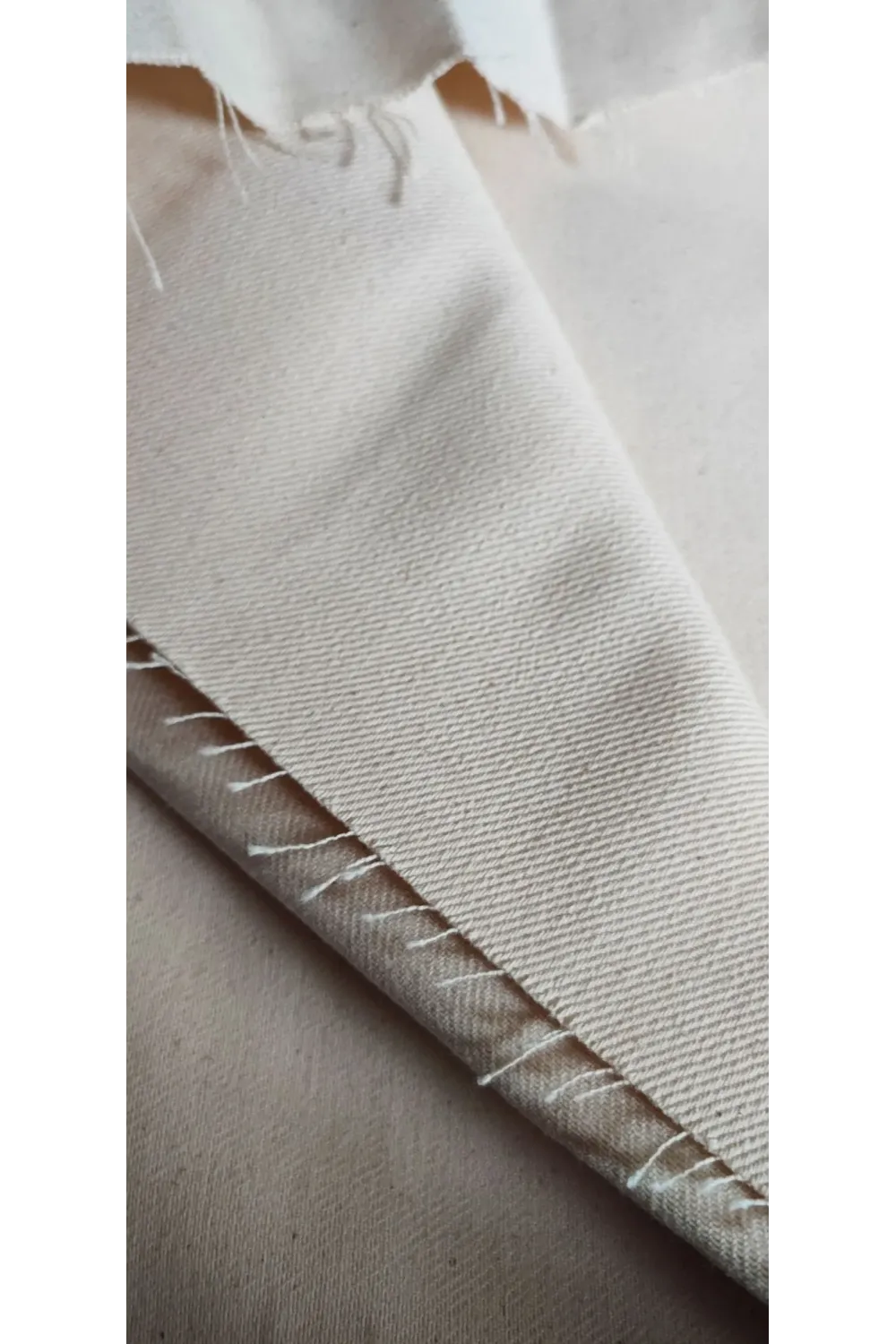 Tejido de archivo crudo natural