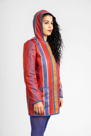 Amarenak sustainable unisex kaiku cotton raincoat