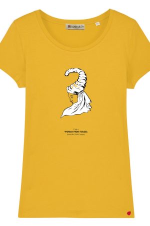 tolosa-woman-mujer-camiseta-burukoak-amarenak-moda-sostenible-algodon-organico-moda-vasca-basque-clothing-basque-culture-basque-heritage-